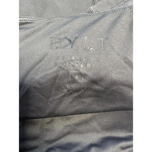 BYLT Essential Leggings Sports Bra Set Womens S Dark Charcoal Pockets High Waist - Picture 5 of 9